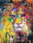 Famous Lion Paintings - Portrait of the Lion